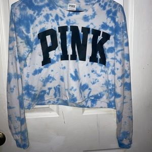VS PINK Long Sleeve Crop Top